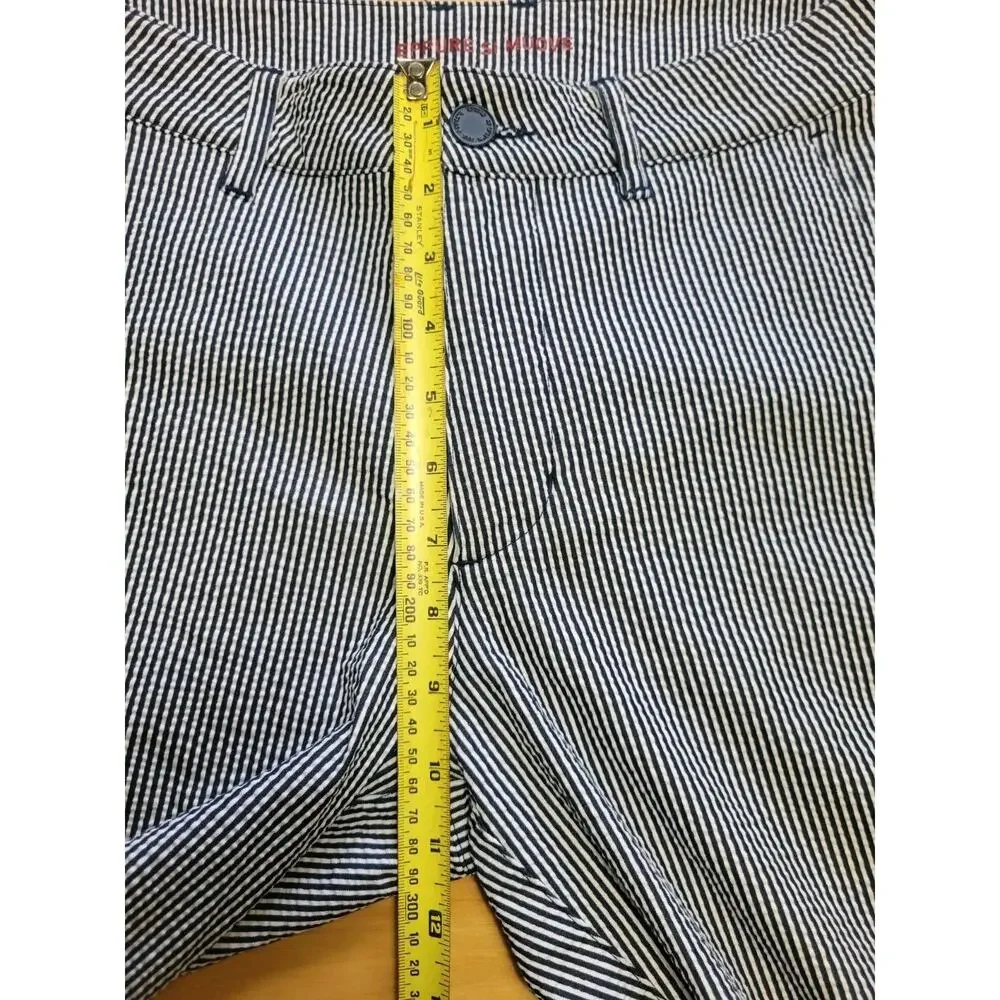 Rhone Seersucker Stretch Resort Pants Fits Mens 28×33 Blue White Striped Golf